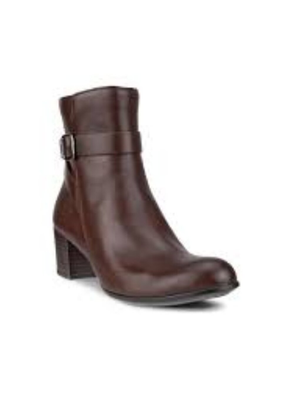 ECCO  Dress Classic 35 mm Buckle Ankle Boot  Brown Leather Size 40 (9-9.5 US)